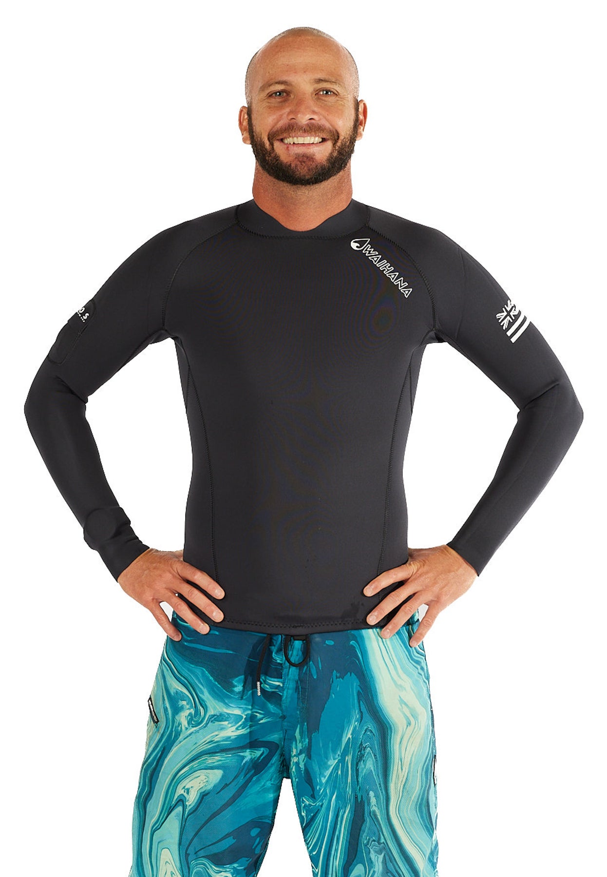 Men's Essentials Rear-zip Surf Top – WAIHANA