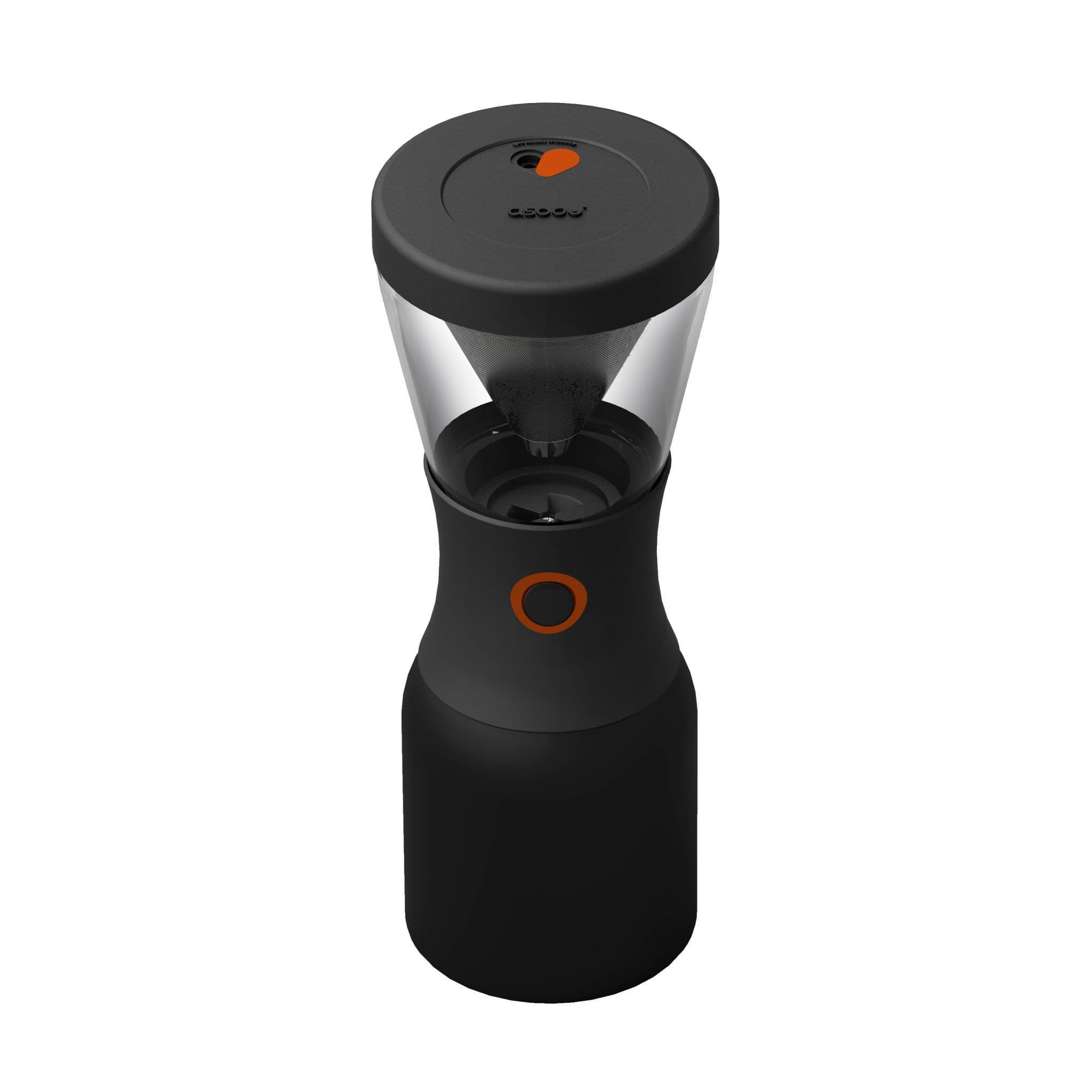 Portable Cold Brew Coffee Maker 34 oz Asobu Black | The Coffee