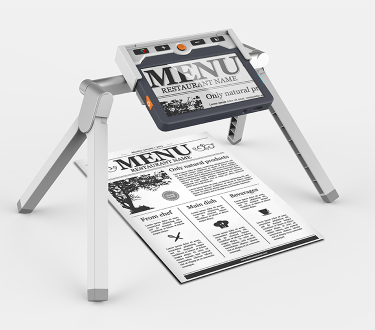 携帯型拡大読書器導入事例 - ご利用者様の声⑪ / I様 【クローバー7S