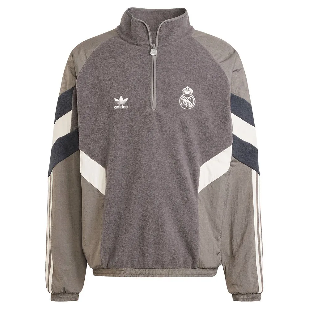 adidas Real Madrid Originals Polar Fleece ハーフジップスウェット