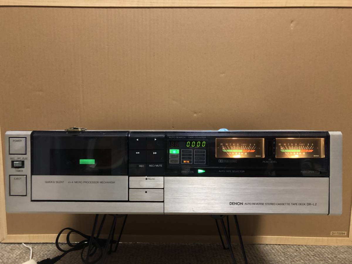 Yahoo!オークション - 通電ジャンク DENON DR-L2 カセットデッキ 部品