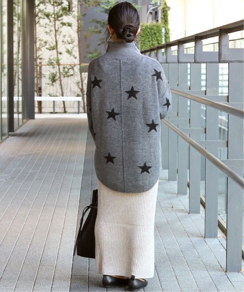 Simplicite（サンプリシテ）の「星柄ニット プルオーバー◇（ニット