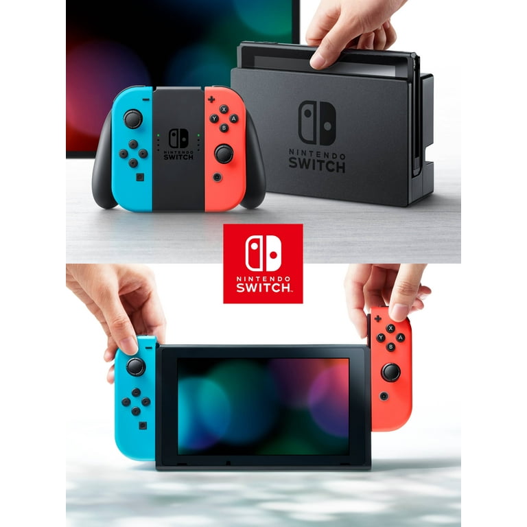 Nintendo 32GB Neon Switch Handheld Game Console, Original Model