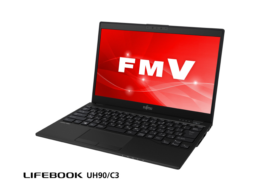 ノートパソコン LIFEBOOK UH90/C3 ピクトブラック FMVU90C3B ［13.3型