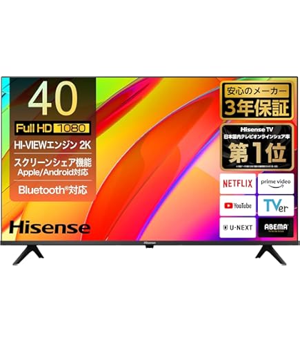 Amazon | パナソニック 40V型 液晶テレビ ビエラ TH-40CX700 4K USB