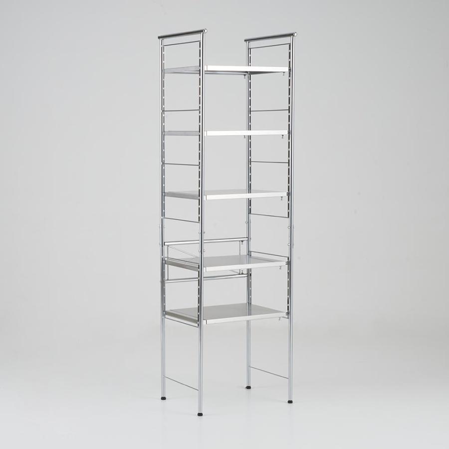 dinos（ディノス） 幅伸縮 ステンレス棚ダスト上ラック 棚5タイプ