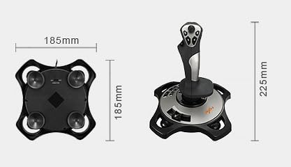 Amazon | PCジョイスティック、USBゲーミングコントローラー、フライト