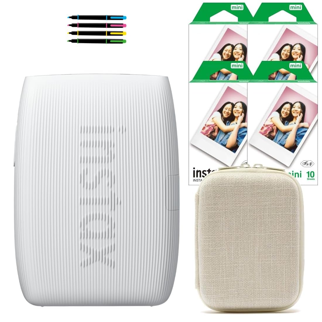 Amazon.co.jp: チェキ スマホプリンター instax mini Link3 クレイ