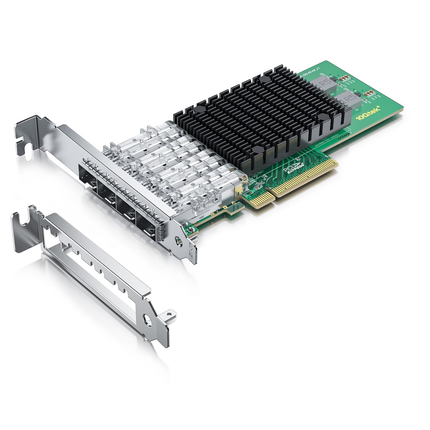 Amazon | 10Gtek 10G PCI-E NIC ネットワークカード, Intel X710-DA4