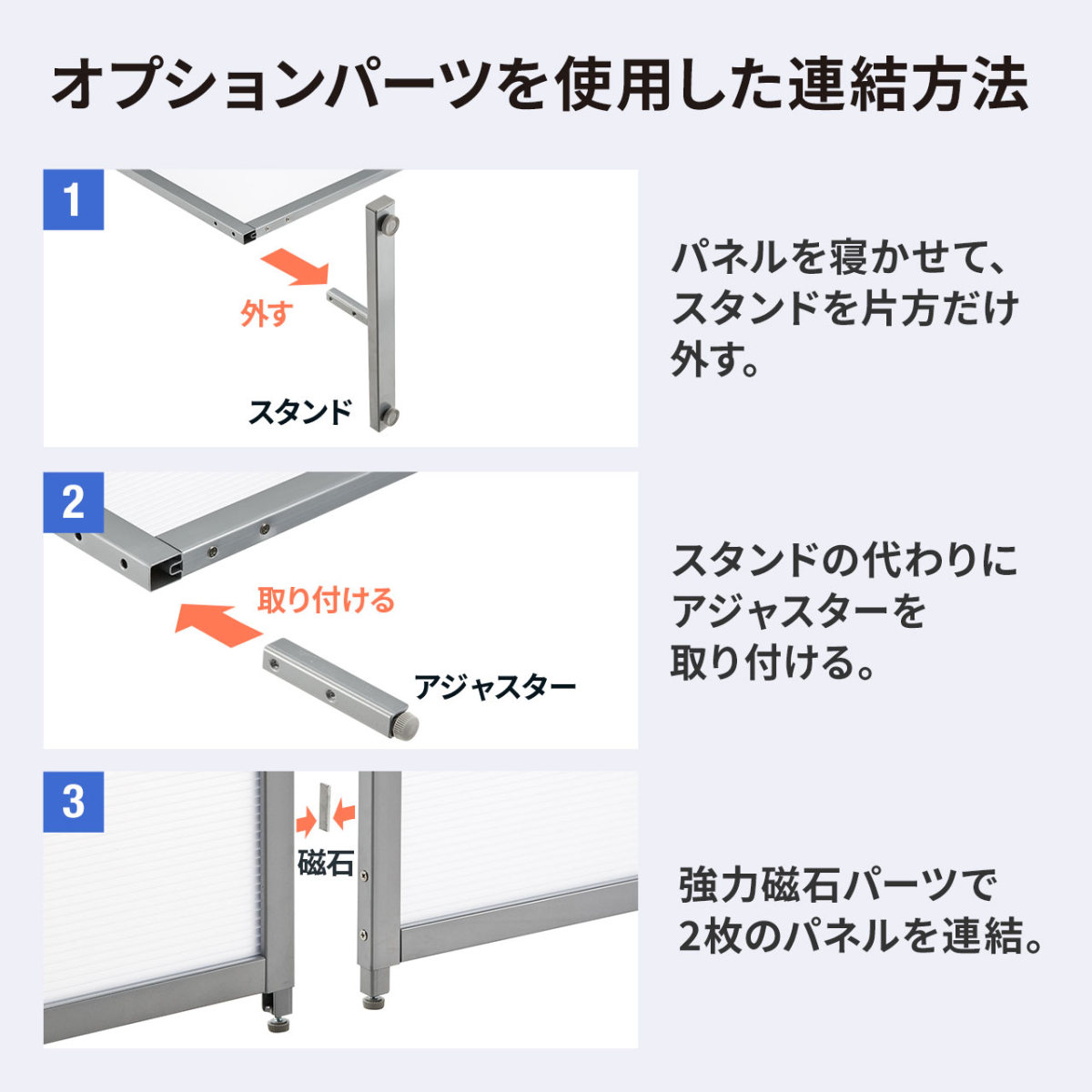 SANWA SUPPLY（サンワサプライ） パーテーション オフィス 自立式
