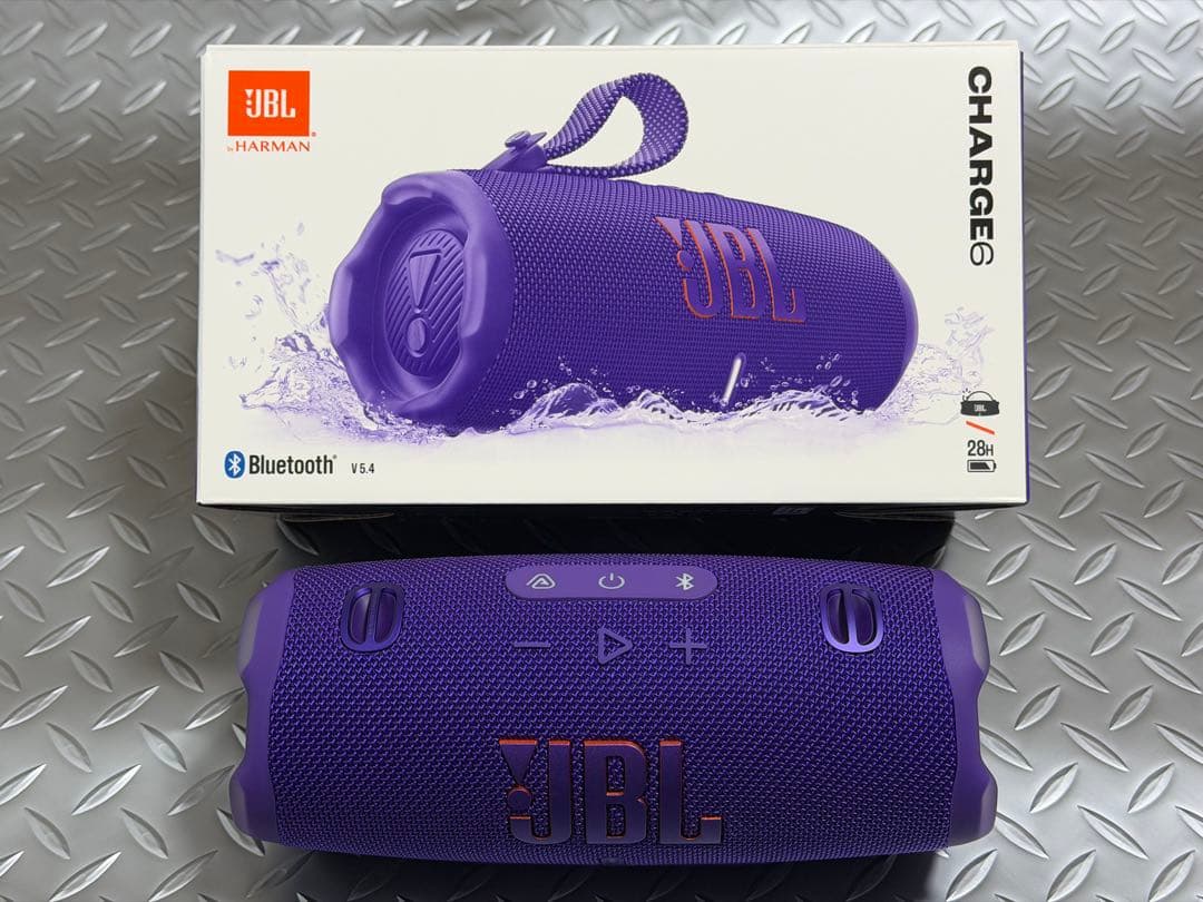 【動作確認のみ】JBL CHARGE6 Bluetoothスピーカー パープル Amazon.co.jp: JBL CHARGE 6 ポータブルスピーカー 防水防塵 Bluetooth