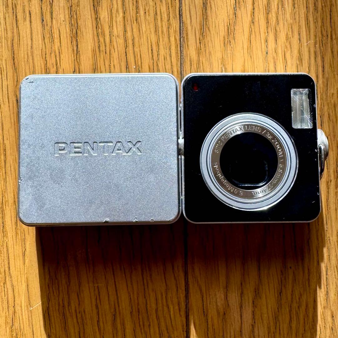 PENTAX Optio X 回転式コンパクトデジカメ + 専用充電スタンド PENTAX Optio X 回転式コンパクトデジカメ + 専用充電スタンド