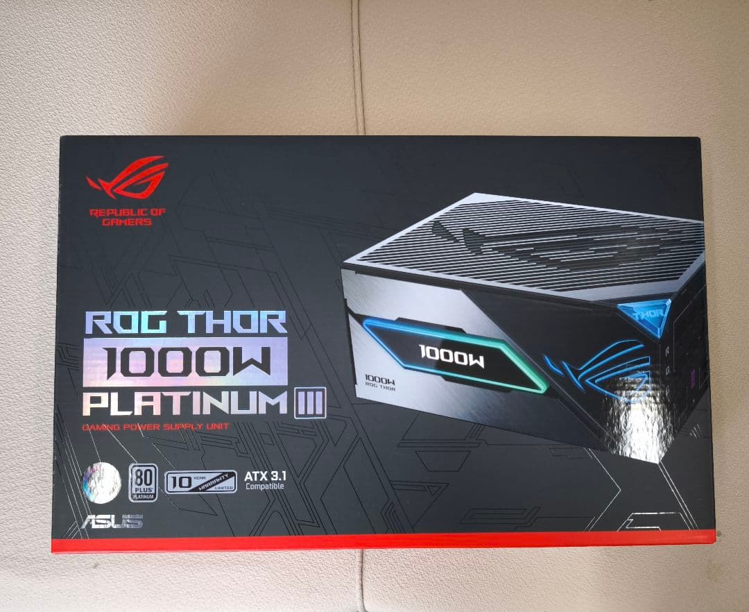 【新品！】ASUS ROG Thor 1000W Titanium III Amazon | ASUS ROG Thor 1000W Titanium III 電源ユニット 特許取得済
