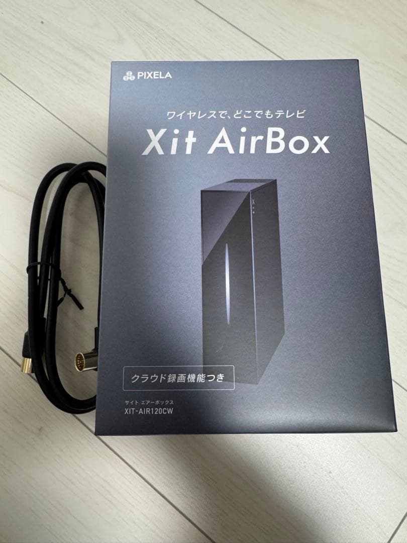 PIXELA Xit AirBox クラウド録画機能付き F型コネクタセット ピクセラ、クラウド録画対応の「Xit AirBox/Base」--ネット接続で