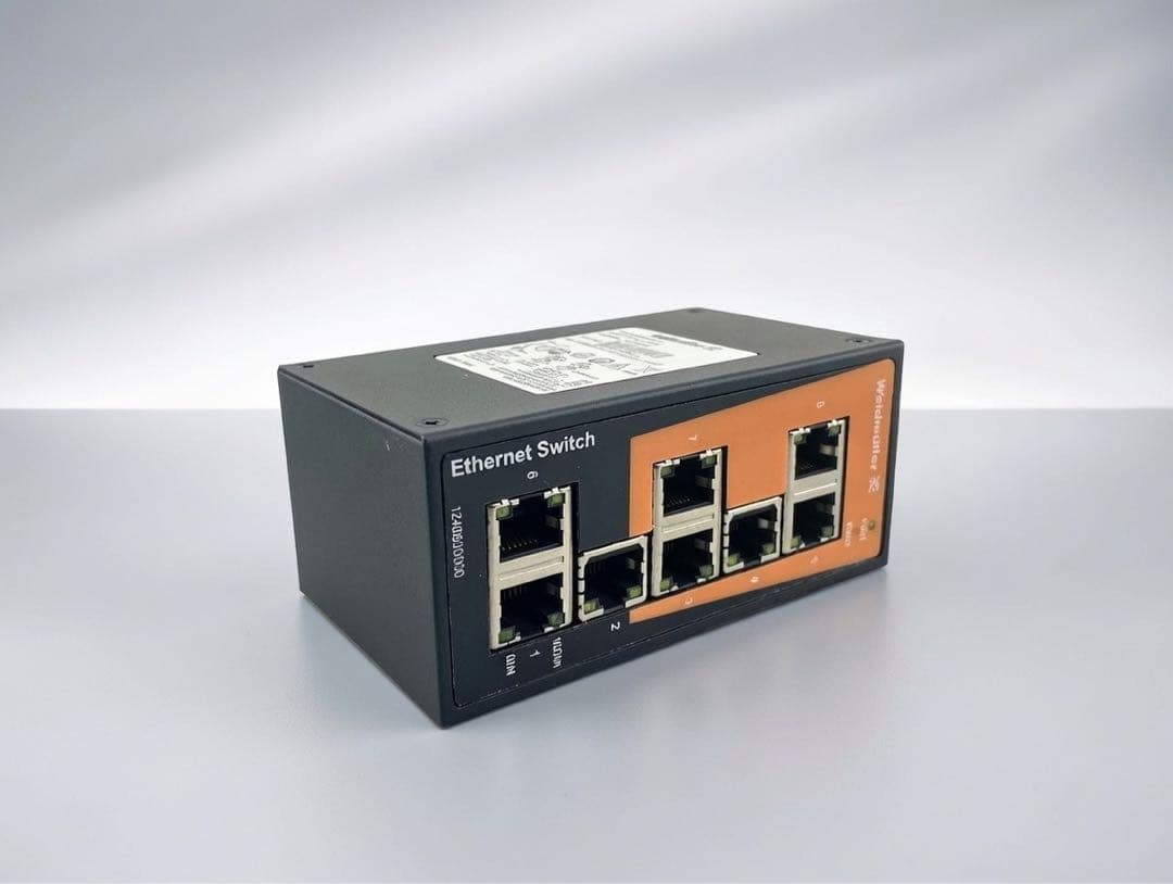 【定価52,000円・新品】Weidmuller イーサネットスイッチ 8ポート イーサネットスイッチ Weidmuller イーサネットネットワーク ワイド