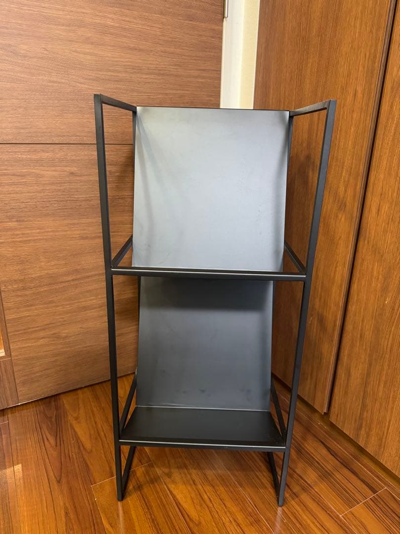 ライフファニチャー SLアイアン マガジンラック 黒 LIFE FURNITURE SL IRON MAGAZINE RACK / ライフファニチャー SL