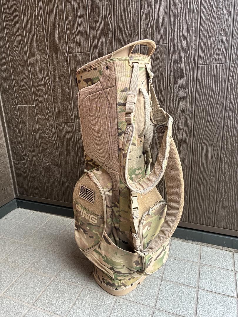 PING★HOOFER Multicam★ピン★9.0型★軽量★美品★スタンド PING ピン HOOFER Multicam スタンド式 キャディバッグ 迷彩柄
