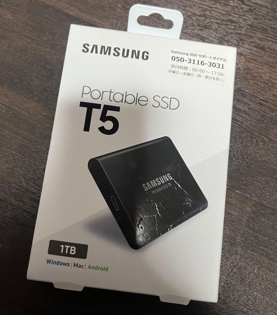 【美品】Samsung Portable SSD T5 1TB やじうまミニレビュー】日本サムスン製のUSB 3.1対応高速ポータブルSSD