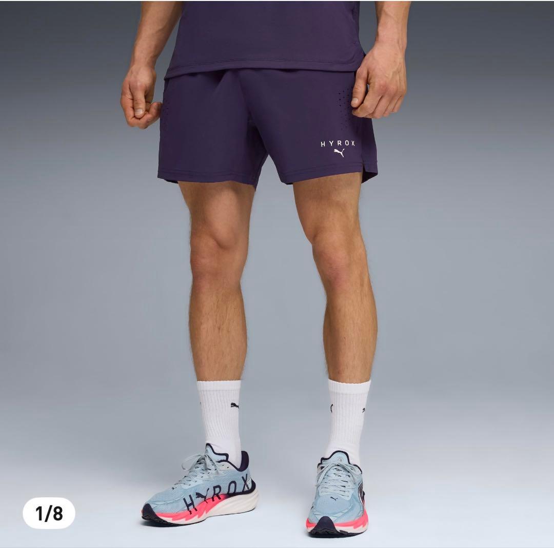 PUMA HYROX ダークパープル ショーツ メンズ トレーニング PUMA x HYROX 2IN1 ショーツ | PUMA 日本