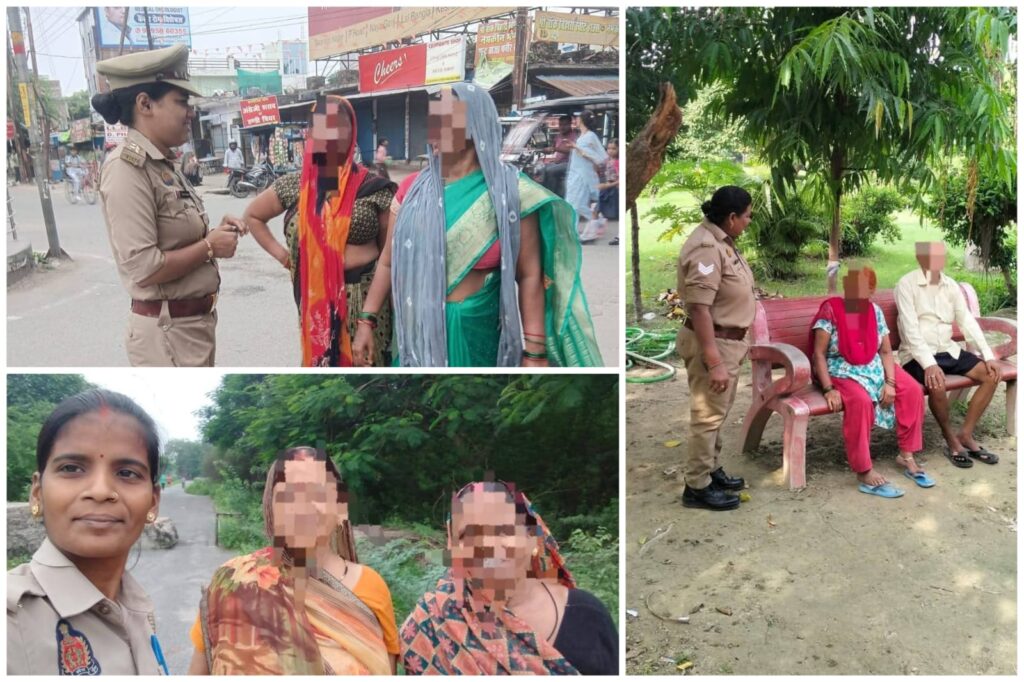 एंटी रोमियो टीम ने महिलाओं को किया जागरूक