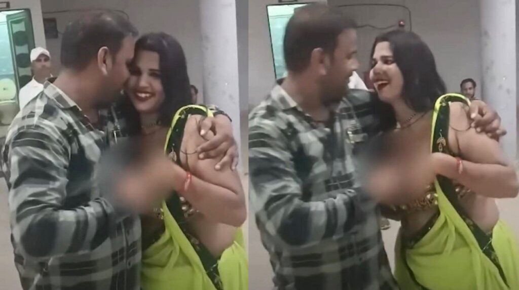 Bar girl, alcohol, dance and viral video, two policemen suspended, the media voice news